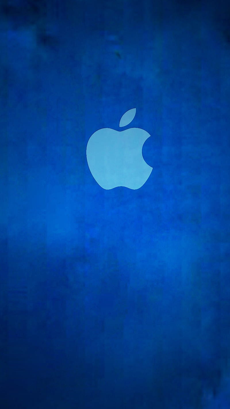 Deep blue, apple, iphone 7, logo, HD phone wallpaper | Peakpx