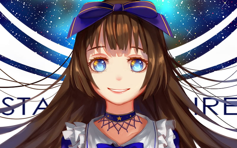 Star Sapphire, blue eyes, fairy, manga, Touhou, HD wallpaper