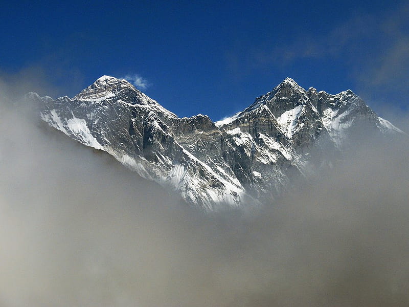 nepal mountains lhotse, nature, mountains, HD wallpaper