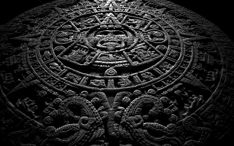 Aztec Calendar, calendar, graphy, bonito, aztec, abstract, HD wallpaper