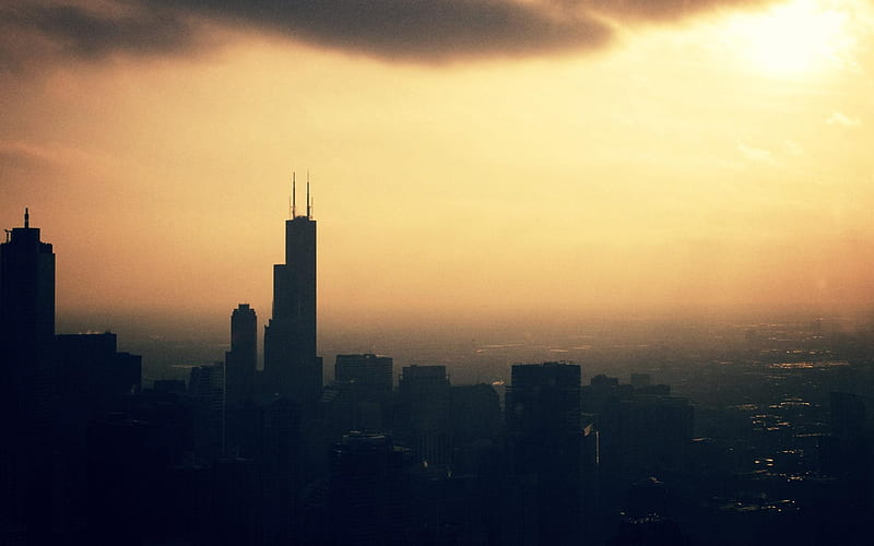 City of Chicago-Urban Landscape, HD wallpaper