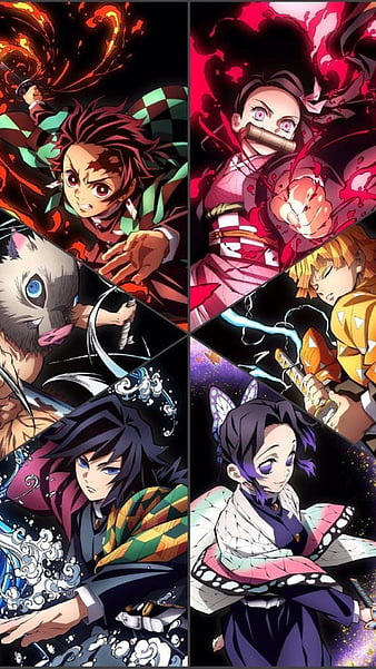 Solve HD-wallpaper-anime-demon-slayer-kimetsu-no-yaiba-kanao-tsuyuri-tanjirou-kamado-zenitsu-agatsuma-inosuke-hashibira-nezuko-kamado  jigsaw puzzle online with 104 pieces