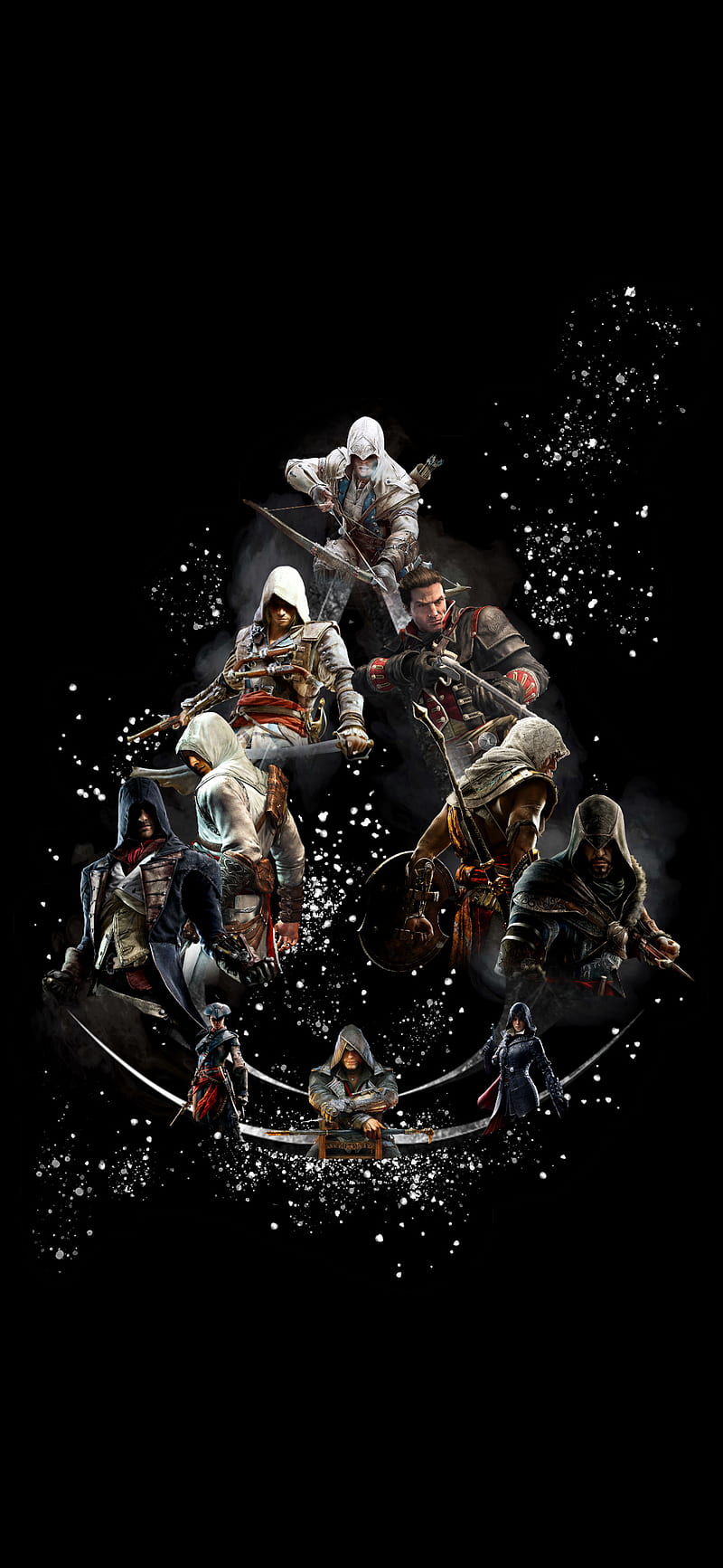 AC montage2, assassin, creed, games, montage, HD phone wallpaper