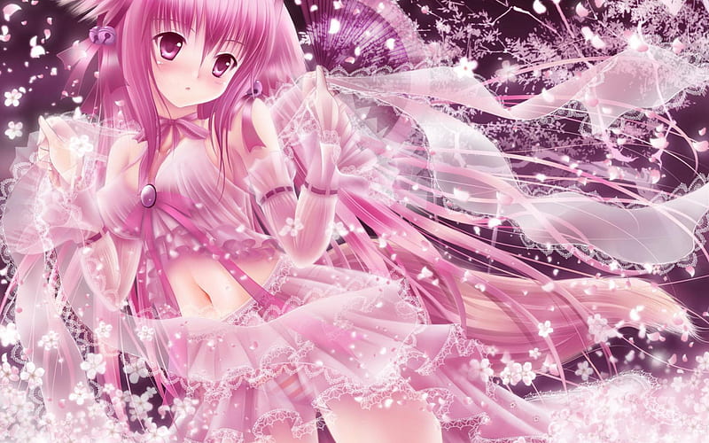 fairy pink girl anime