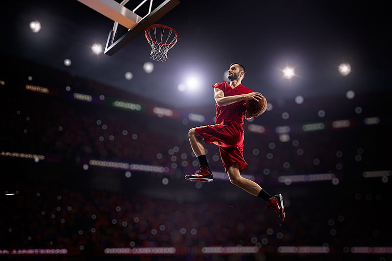 Basketball Man Jumping Playing , basketball, esports, HD wallpaper