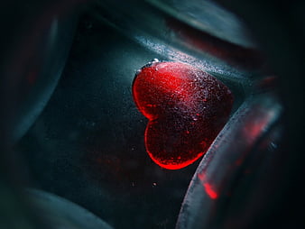 broken glass heart wallpaper