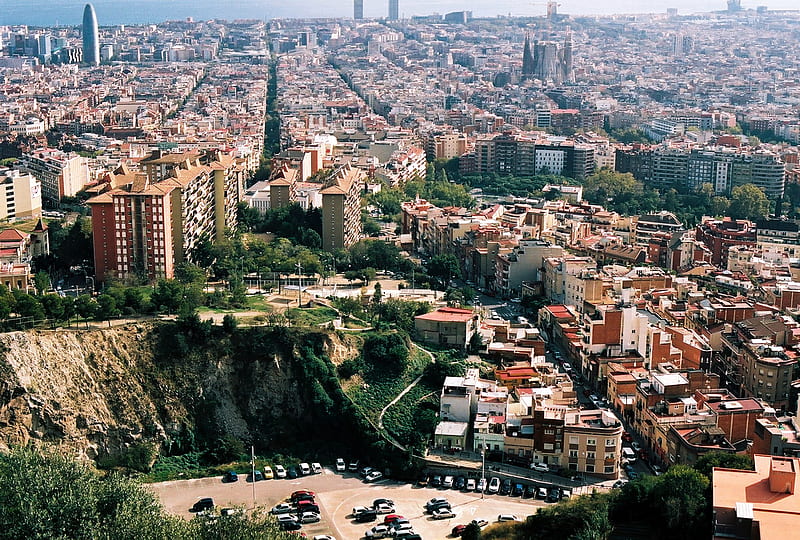 how i love Barcelona, architecture, beauty, city, Barcelona, HD wallpaper