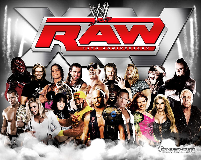 Raw's 15th Anniversary, anniversary, 15th anniversary, raw, wrestling