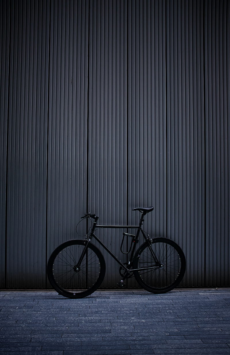 bicycle, bike, black, HD phone wallpaper