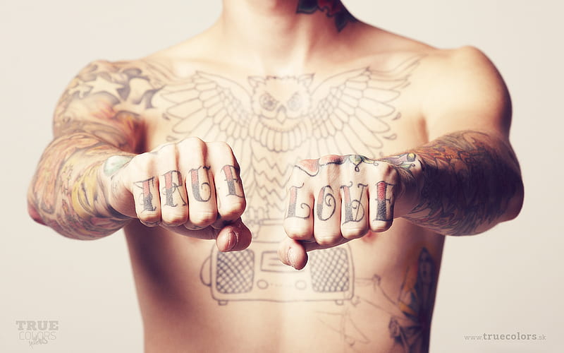 love tattoos for men on hand