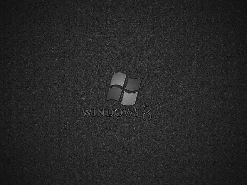 black-Microsoft Windows 8 system, HD wallpaper