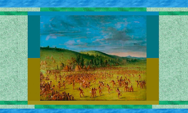 Choctaw Ballgame, american indian, native american, choctaw, HD wallpaper