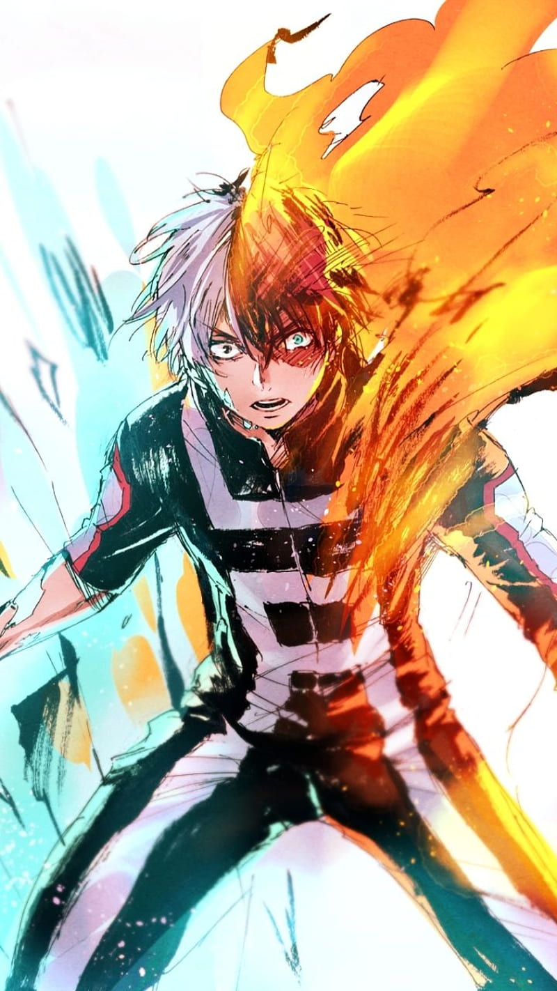 Shoto todorki 7u7, My hell Akademia, shoto, todoroki, HD phone ...