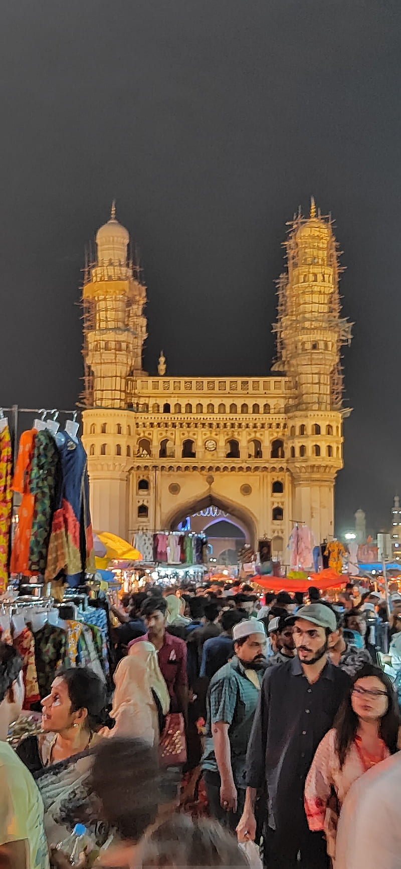 Low view of Charminar in Hyderabad in India 4K wallpaper download