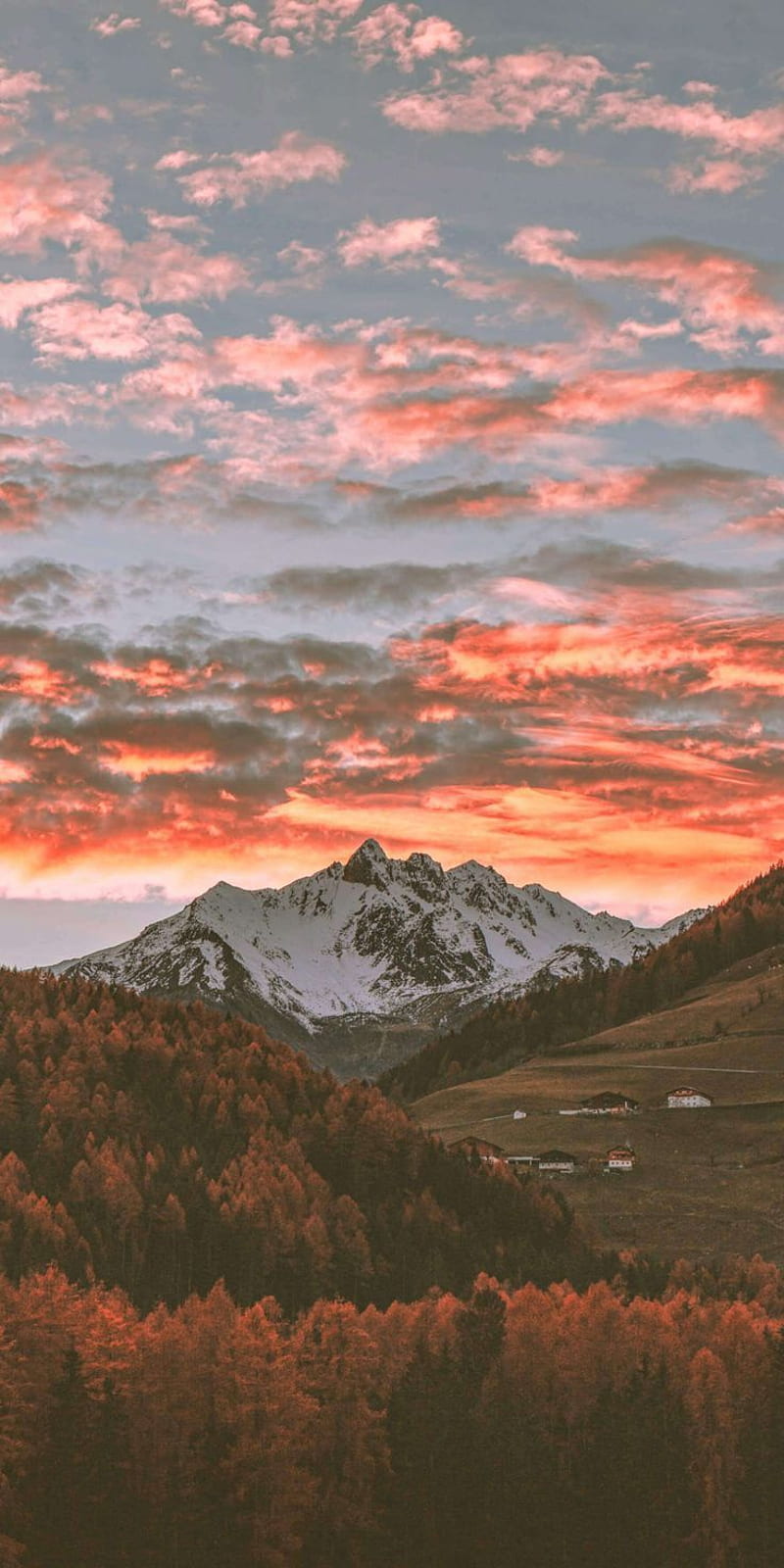 Mountain Sunset, nature, pretty, HD phone wallpaper | Peakpx