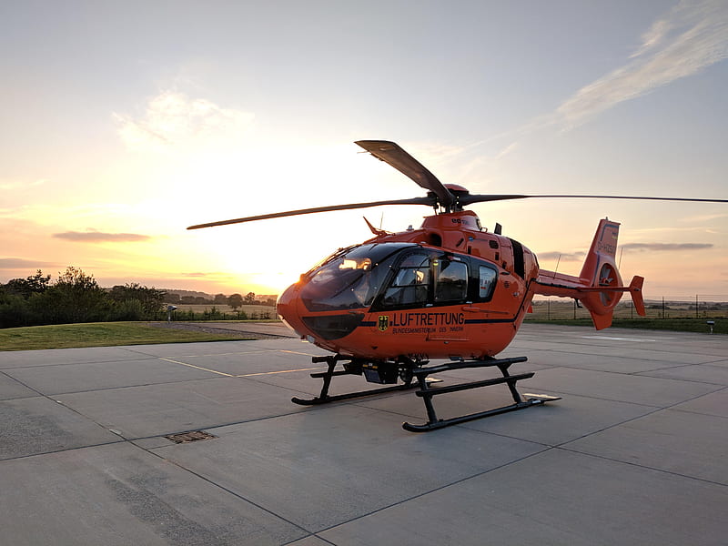 closeup of orange and black helicopter, HD wallpaper