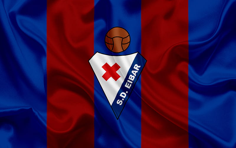Eibar fc, football club, emblem, Eibar logo, La Liga, Eibar, Spain, LFP, Spanish Football Championships, HD wallpaper
