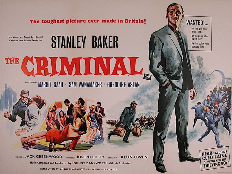 Classic Movies - The Criminal (1960), The Criminal, British Films, Stanley Baker, Classic Movies, HD wallpaper