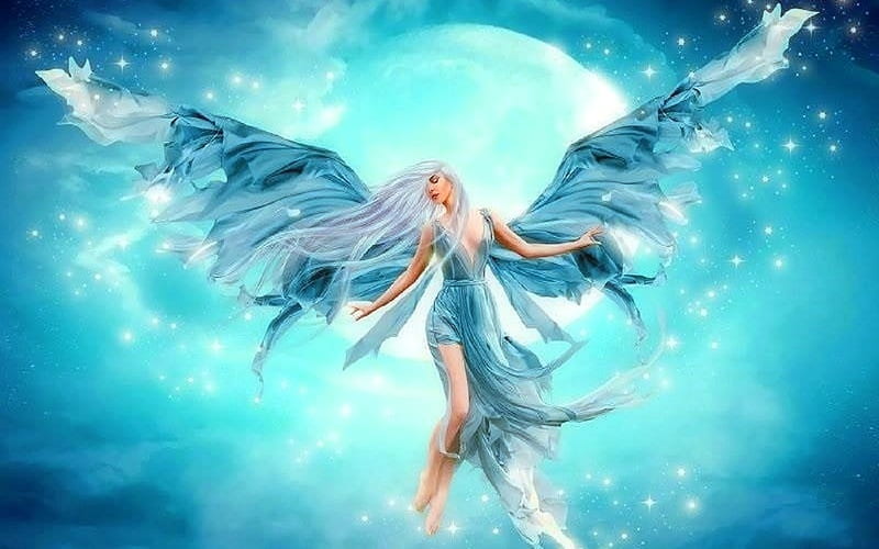 ~Rise and Shining~, moons, wings, creative pre-made, digital art ...