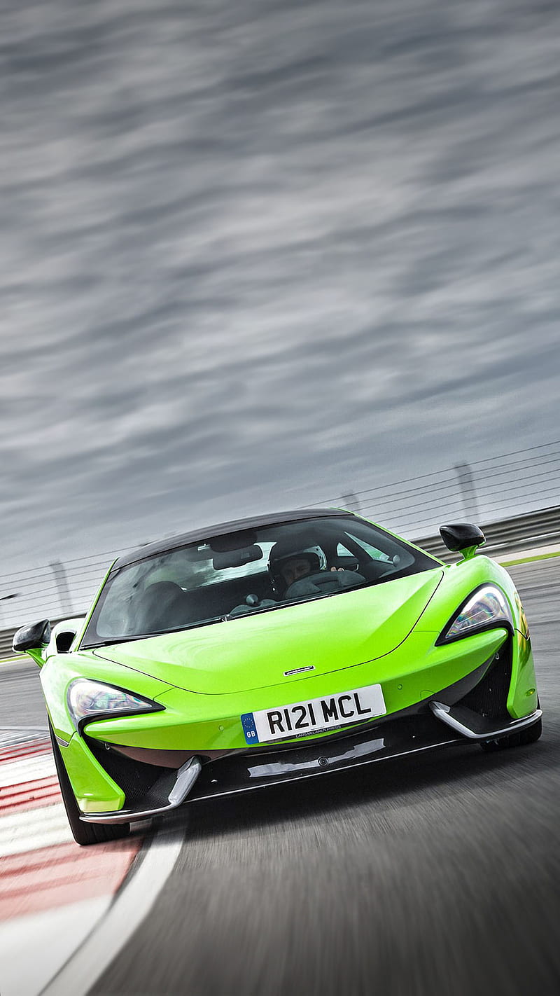 McLaren, 570s, green, HD phone wallpaper