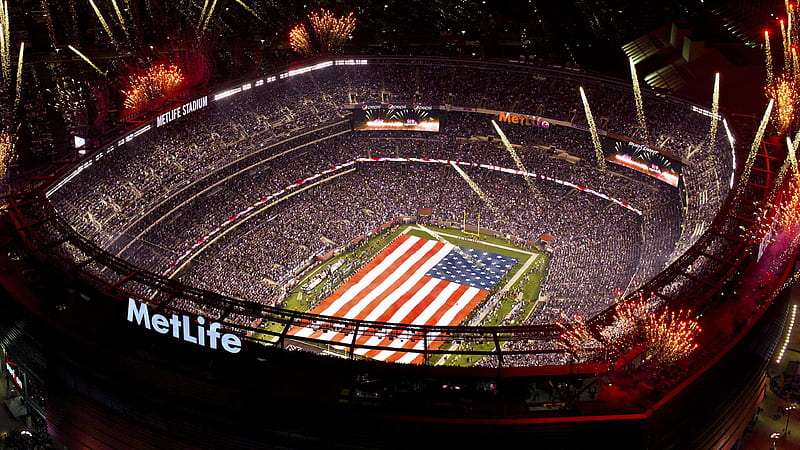 USA Stadium, usa, stadium, flag, world, HD wallpaper