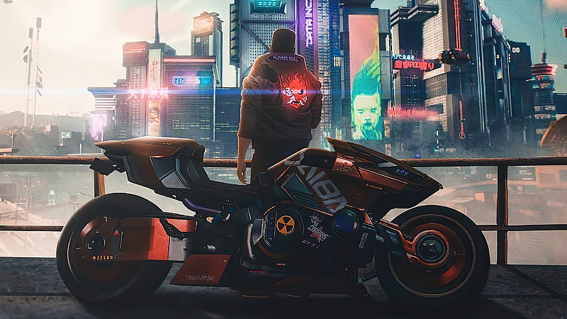 Video Game, Cyberpunk 2077, Motorcycle, HD wallpaper