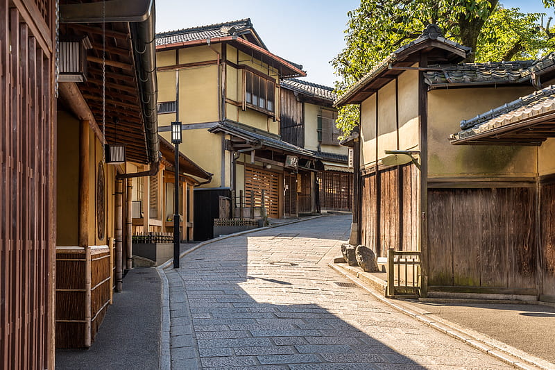 Cities, Kyoto, City, House, japan, Street, HD wallpaper