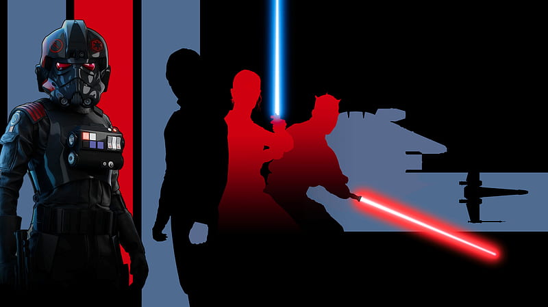 Star Wars Battlefront 2 Dark Artwork, star-wars-battlefront-2, ea-games, pc-games, xbox-games, games, 2017-games, artist, artwork, digital-art, HD wallpaper