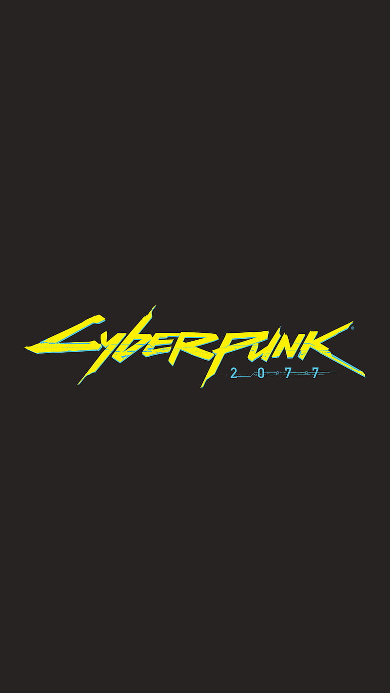 Cyberpunk 2077 logo, cyberpunk 2077, game, neon, HD phone wallpaper