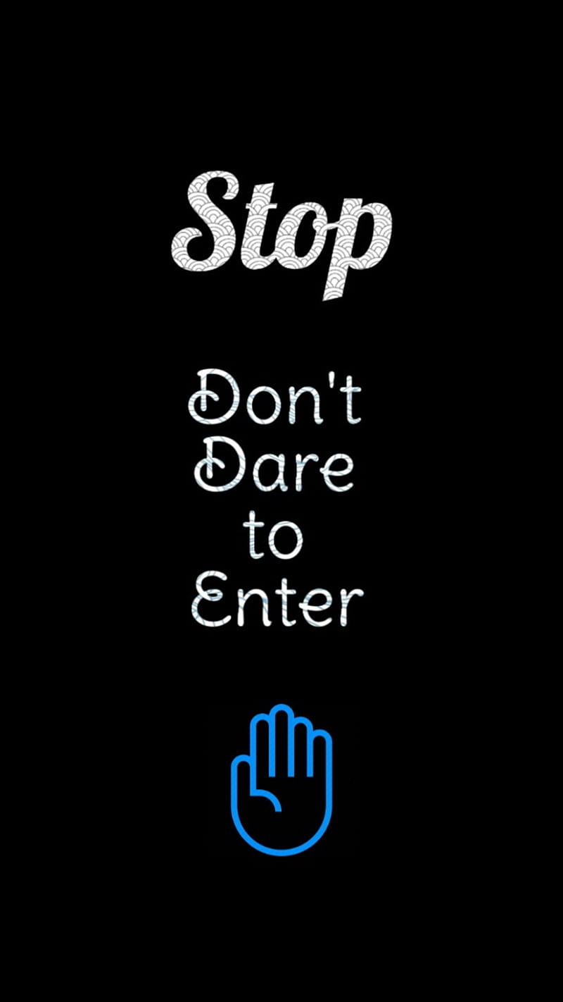 Stop , enter, stop, HD phone wallpaper