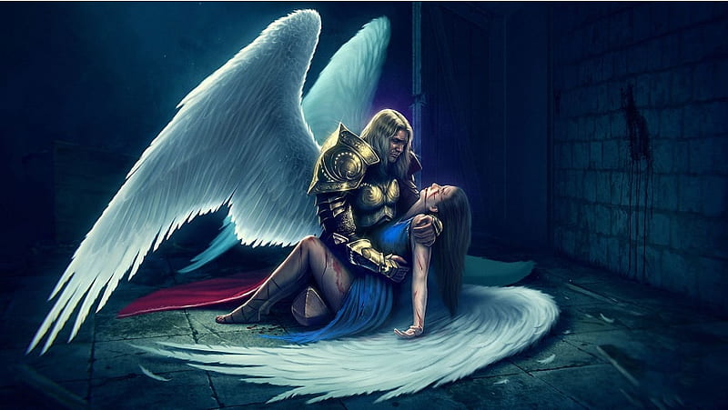 Sad Angels Love, HD wallpaper