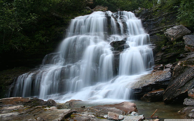 bijoux falls-World most famous waterfall landscape, HD wallpaper