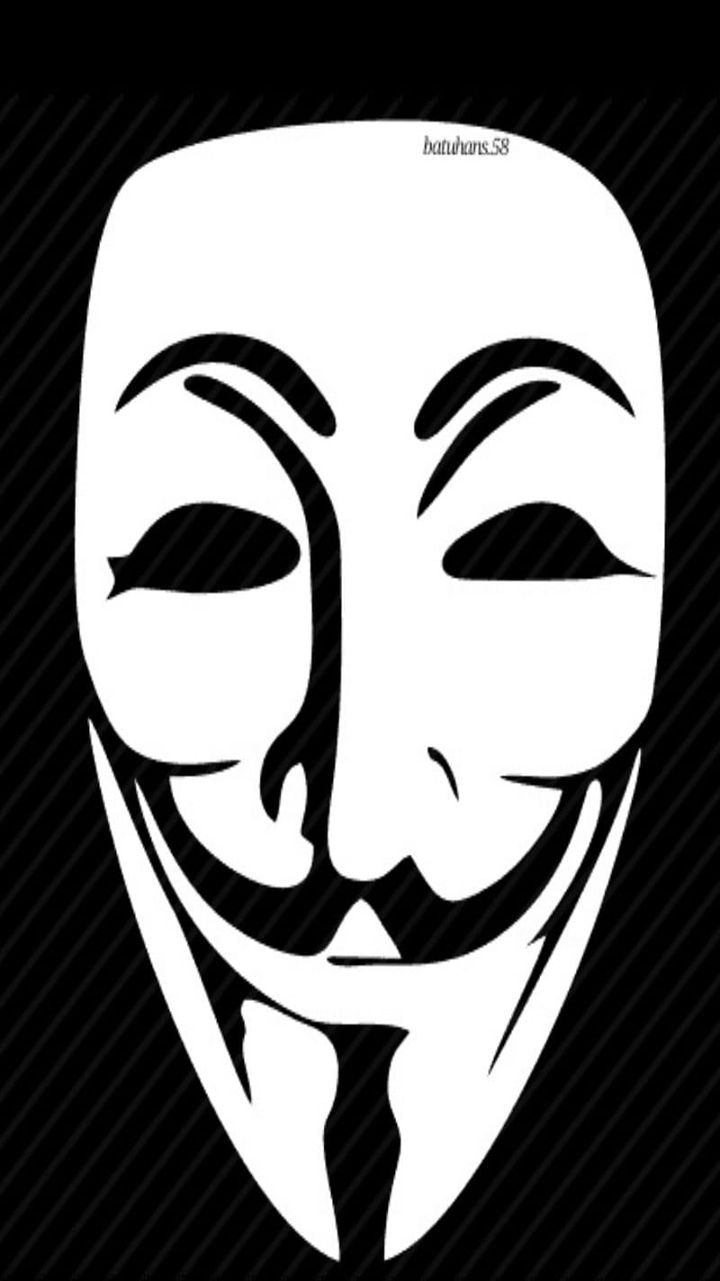 Wendetta, anonymous, black, hacker, mask, men, one, punch, team ...