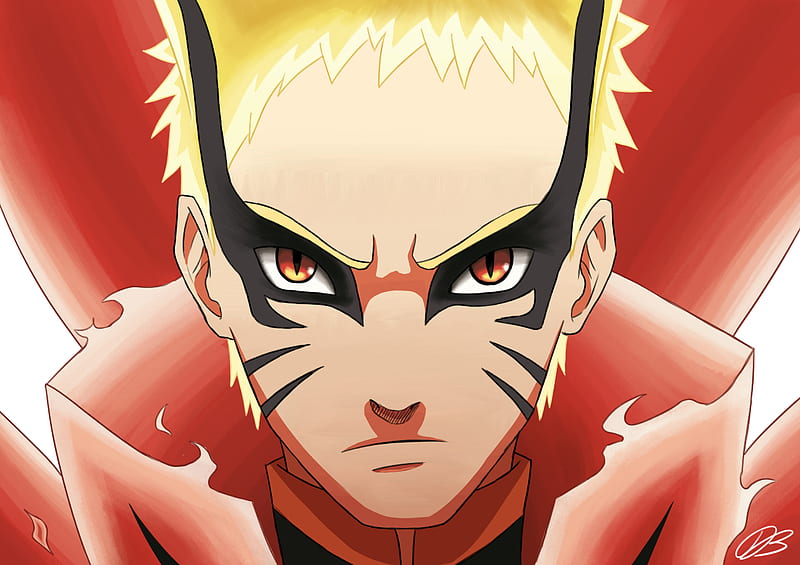 Naruto Uzumaki Baryon Mode Anime Wallpaper 4k HD ID:8736