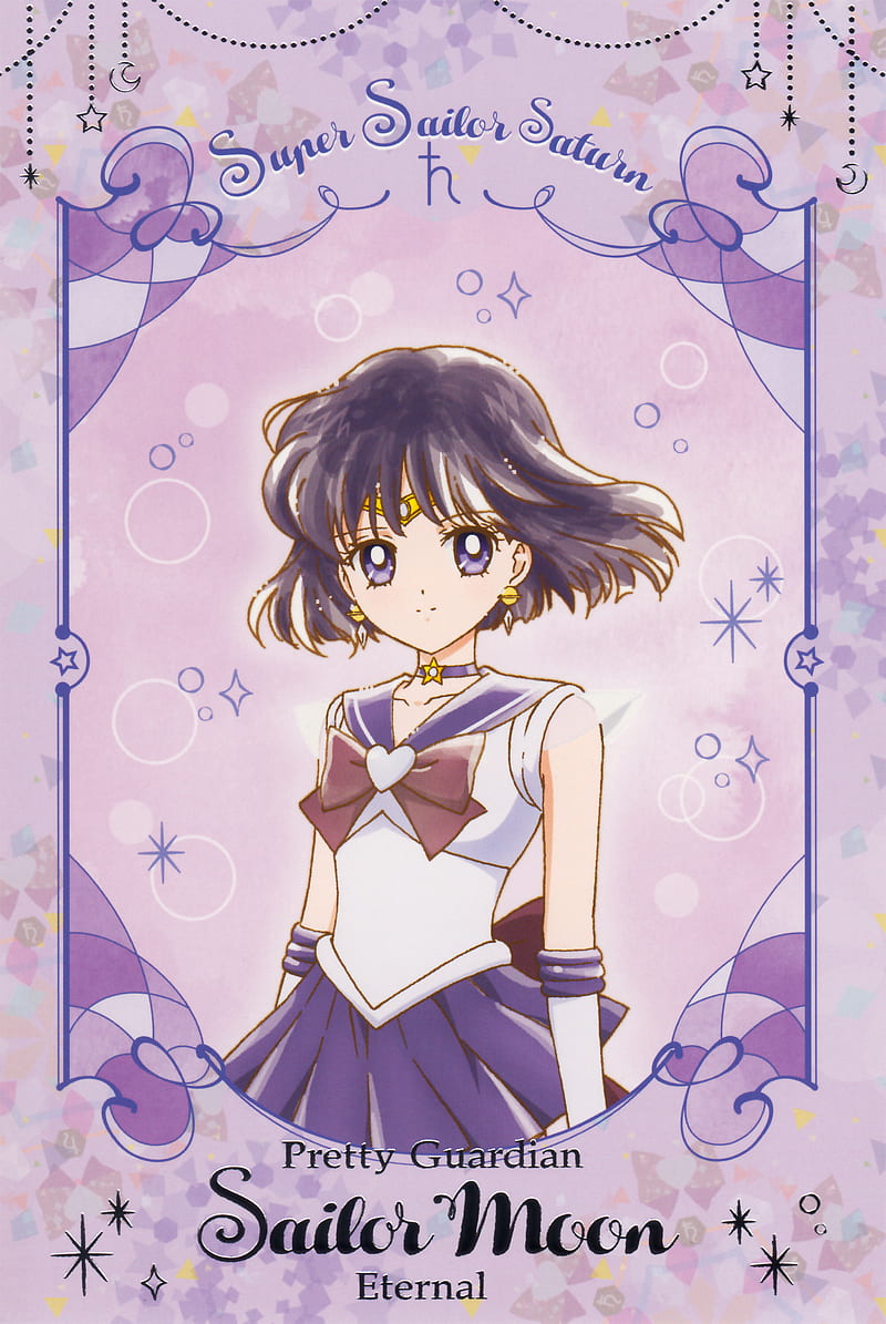 Sailor Saturn, eternal movie, hotaru tomoe, sailor moon, sailor moon crystal, sailor moon eternal, super sailor saturn, HD phone wallpaper