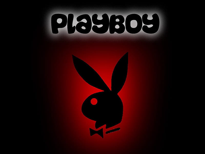 PlayboyRedBlack. jpg, playboy, black, red, bunny, HD wallpaper | Peakpx