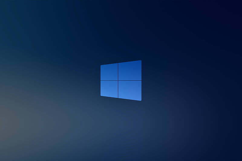 Technology, Windows 10X, Blue, Logo, Microsoft, HD wallpaper