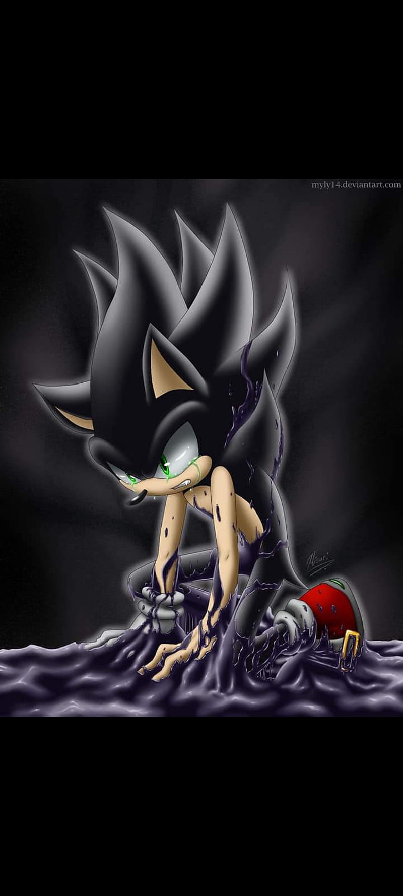 Dark Sonic, Artist unknown, HD phone wallpaper