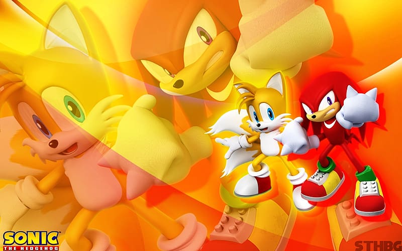 Mario, Video Game, Knuckles The Echidna, Miles 'tails' Prower, Mario & Sonic At The Olympic Games, HD wallpaper