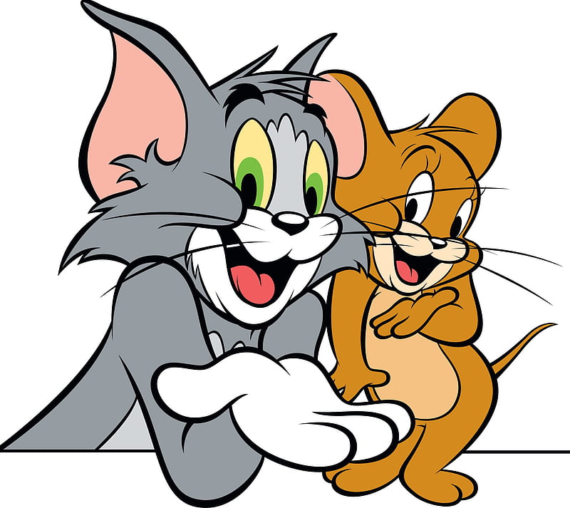 tom and jerry, cartoon, cat, jerry, mouse, tom, HD wallpaper