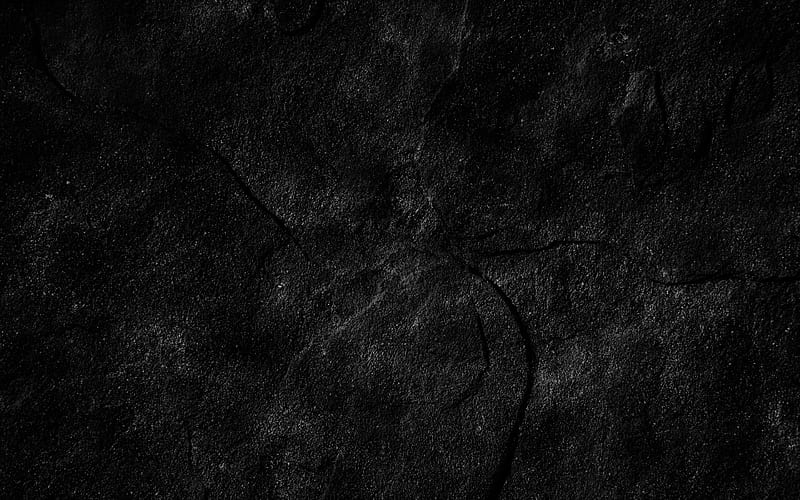 black stone background, cracked stone texture, stone textures, grunge backgrounds, black stone, black backgrounds, HD wallpaper