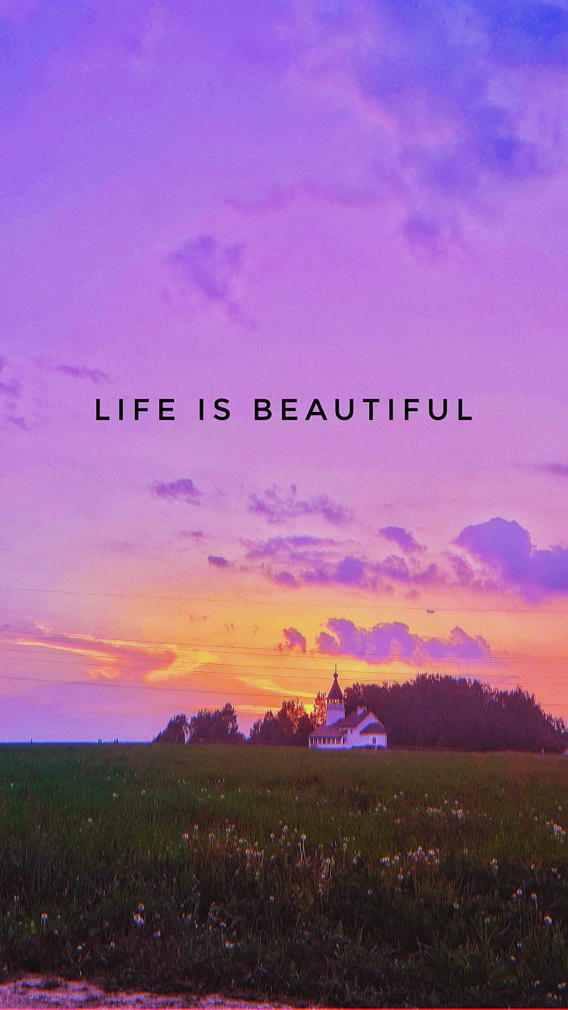 Free Photo  Life is beautiful quote