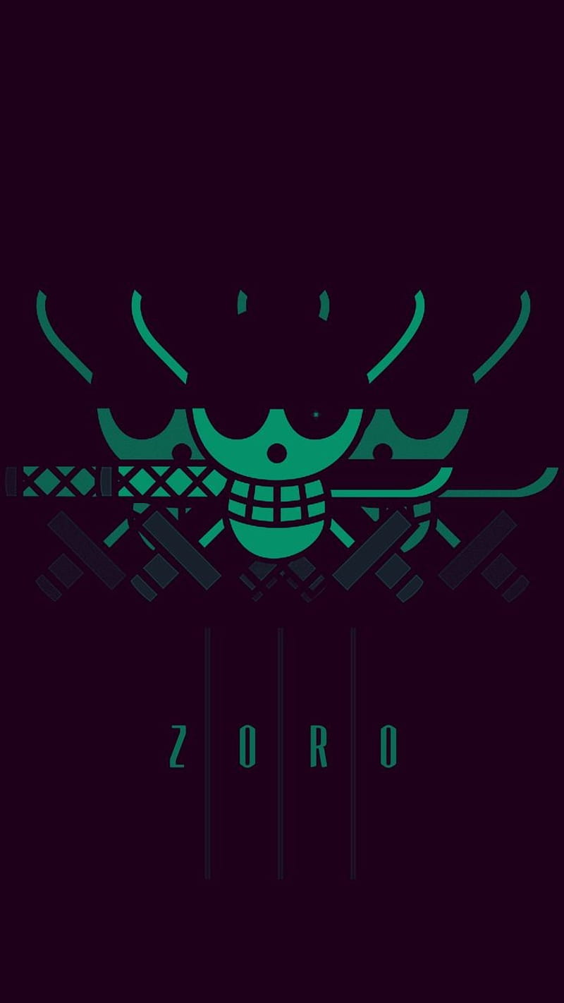 Zoro, swordsman, one piece, logo, signs, HD phone wallpaper