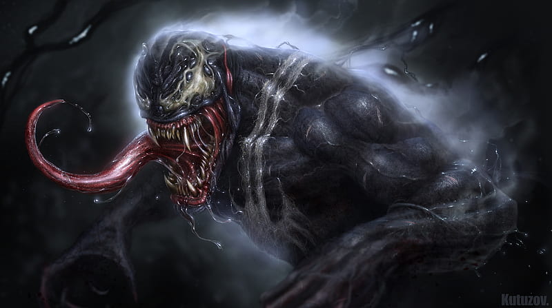 Venom Marvel , venom, superheroes, artwork, artist, digital-art, artstation, HD wallpaper