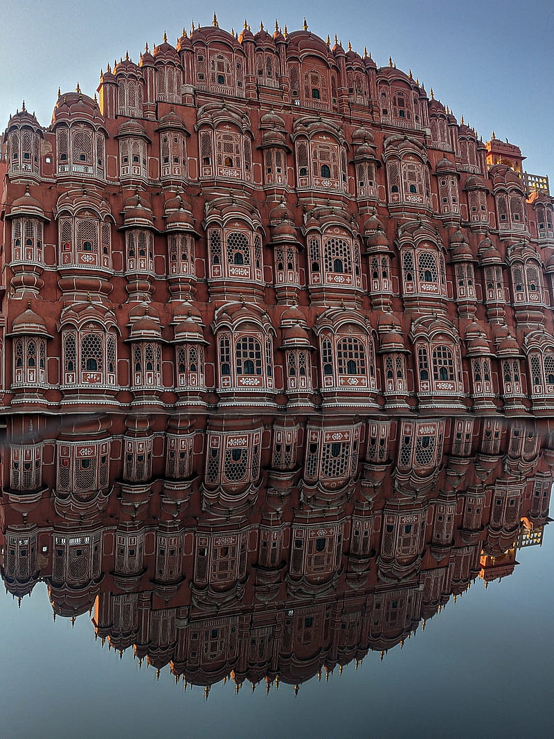 Hawa mahal jaipur, buildings, hawa mahala, india, rajasthan, HD phone wallpaper