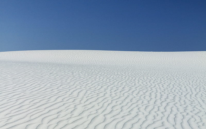 White Sands National Park, desert, blue sky, beautiful nature, background  with desert, HD wallpaper | Peakpx