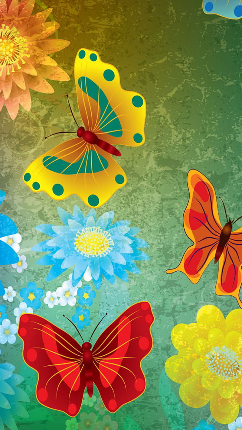 Butterflies, butter, flies, HD phone wallpaper