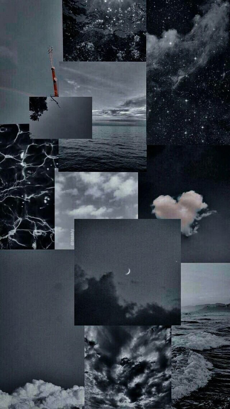 Black All Clouds Dark Heart Marble Hd Mobile Wallpaper Peakpx