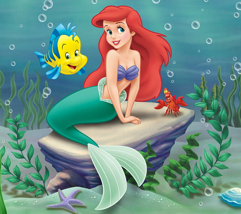 Ariel -mermaid, mermaid, other, HD wallpaper
