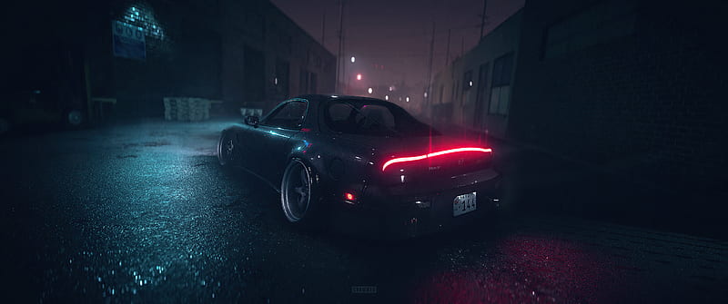 Mazda Rx7 Need For Speed Rain , mazda-rx7, need-for-speed, 2021-games, games, rain, HD wallpaper